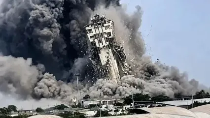 فیلم لحظه حمله آمریکا به برج دریایی چابهار