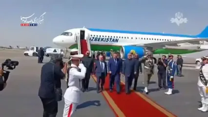 ورود نورالدین اسماعیل‌اف رئیس پارلمان ازبکستان و هیئت پارلمانی به تهران برای شرکت در مراسم ادای احترام به پیکر مطهر رهبر شهید انقلاب