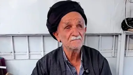 معجزه انگشتان مرد نابینا در دکه سپید پاوه