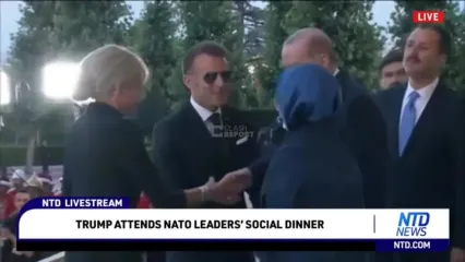 ویدئویی عجیب از تلاش مکرون برای بوسیدن دست همسر اردوغان