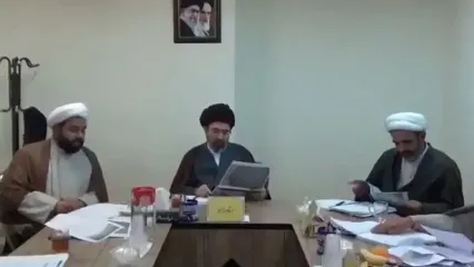 جلسه‌ای که رهبر جدید انقلاب در آن، استاد راهنما بودند