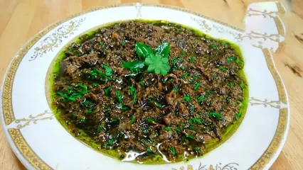 آموزش تهیه فسنجون با خیار غذای محلی استان گیلان