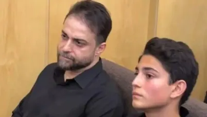 بابک جهانبخش از پسرش در یک مراسم ختم رونمایی کرد