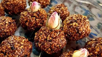 دستور یک میان‌وعده مقوی با کنجد و شیره انگور