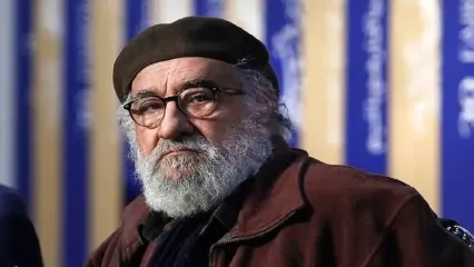 زیارت داریوش ارجمند با ویلچر از حرم امام رضا(ع)