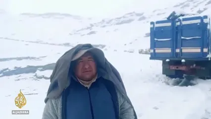 بارش فلج کننده برف در بولیوی