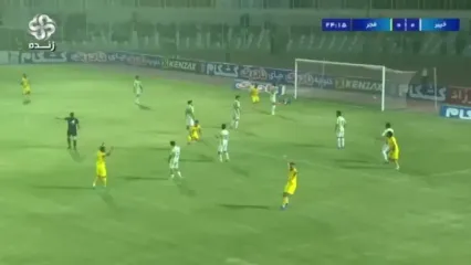 ویدیو: گل اول فجر سپاسی به خیبر خرم آباد توسط یادگار رستمی