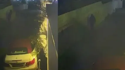 لحظه حمله شبانه سارقان مسلح به یک باغ ویلا