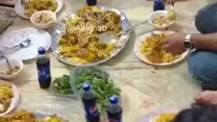 جشن عجیب و پرزرق‌وبرق یک بلاگر برای پایان خدمت سربازی پسرش