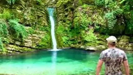 فیلم از زیبایی بی حد و مرز آبشار لاکتاش ( کیامید ) نوشهر