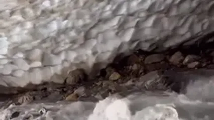 بهشت یخی در مرز ایران