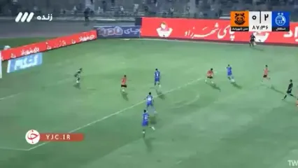 ویدیو: گل سوم استقلال به مس شهربابک توسط اسلامی
