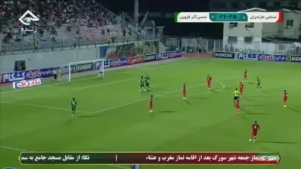گل اول شمس‌آذر به نساجی با ضربه محمدی