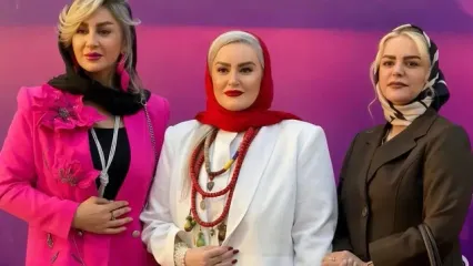 شباهت جالب چهره و خنده خواهر نعیمه نظام‌دوست به او