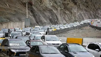تصاویری از حجم عجیب و غریب مسافران در شهر مرزن‌آباد