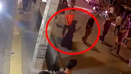 ویدئویی از شمشیرکشی یک زن در نسیم‌شهر