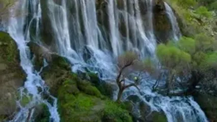 فیلم زیبا از آبشار شوی/ تله زنگ