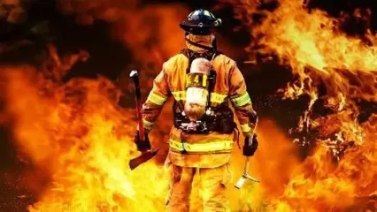 فیلم آتش سوزی شدید در شهرک صنعتی نصیرآباد