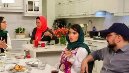 یادی کنیم از شام ایرانی با دختر و عروس خاندان سلیمانی ها / سپند امیر سلیمانی:به کمند بیشتر امتیاز بدم فحش میخورم به مونا بیشتر امتیاز بدم کمند ناراحت میشه