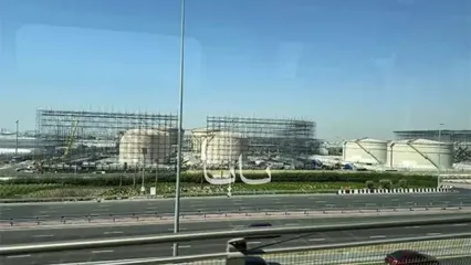 امارات دور مخازن سوخت خود قفس فلزی کشید