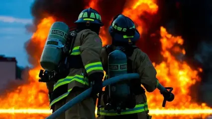 لباس آتش‌نشانان در ایران چند کیلو وزن دارد ؟! / حیرت می کنید و تحسین شان می کنید