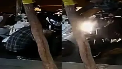 فیلم لحظه سرقت خونسردانه موتور 800 میلیونی یک جوان مقابل باشگاه/ چهره این دزد را می شناسید + گفتگو