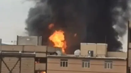 حریق گسترده در یک کارگاه فندک‌‌سازی اطراف تهران