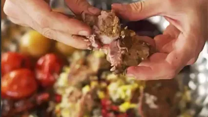 سبزی پلو سمنانی؛ ترکیب جذاب سبزی، گوشت و بادمجان