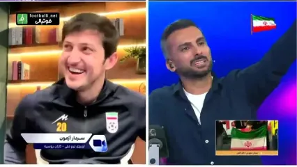 شوخی‌های سردار آزمون با بیرانوند در مورد رنگ مو و سربازی‌اش