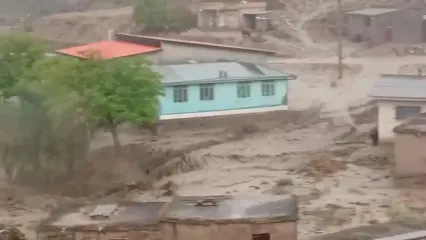 تصاویری از وقوع سیل شدید در استان گلستان