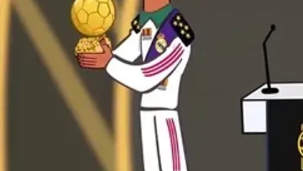 ویدئو: وقتی امباپه به خودش توپ طلا می‌دهد