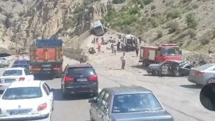 ویدئو این تصادف در جاده شمال امروز پربازدید شد