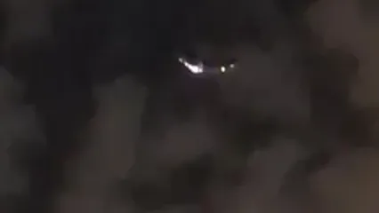 ویدئوی مشاهده شی ناشناس پرنده در آسمان تهران