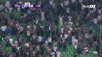 گل سوم استقلال به السد با ضربه قلی‌زاده