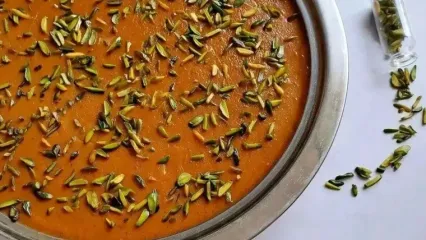 طرز تهیه حلوا کاراملی