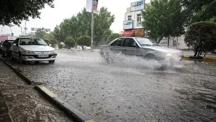 باران شدید و تماشایی گنبدکاووس را غافلگیر کرد