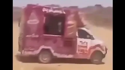 ماشین بستنی‌فروشی وسط میدان نبرد یمن سوژه شد