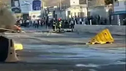 انفجار هولناک در ورودی سنندج جان ۱۰ نفر را گرفت