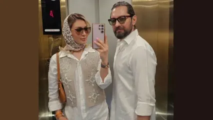 سفره آبگوشت شاهانه بهرام رادان و مینا مختاری