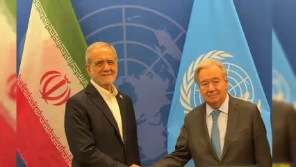 دیدار و گفت‌وگوی پزشکیان با دبیرکل سازمان ملل و جزئیات