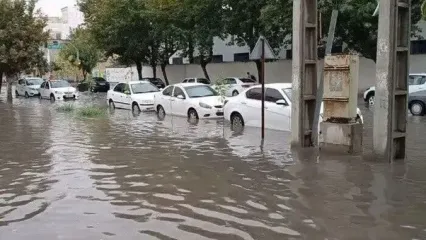بابلسر با دو ساعت بارندگی غرق شد
