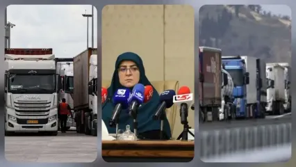 پاسخ فاطمه مهاجرانی، سخنگوی دولت به رکنا: مشکلی با همسایه‌ ها نداریم! / گرفتاری کامیونداران ایرانی پشت مرزها