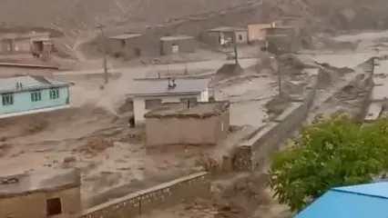 وقوع سیل شدید در استان گلستان
