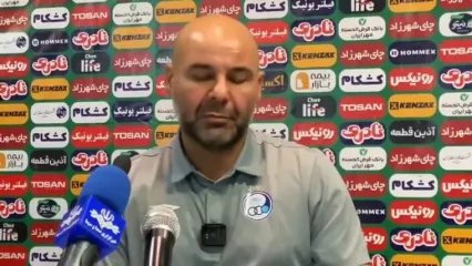 ویدیو: نشست خبری سهراب بختیاری زاده قبل از دیدار برابر پرسپولیس