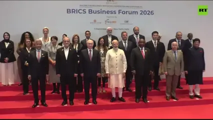 عکس یادگاری سران بریکس باحضور پزشکیان و پوتین