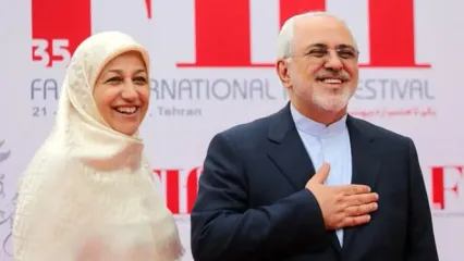ذوق‌زدگی شدید همسر ظریف لحظه تماشای یک تئاتر