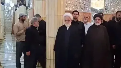 حضور رئیس قوه قضاییه در مراسم تشییع پیکر مطهر آیت الله العظمی شبیری زنجانی