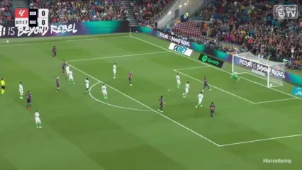 ویدیو: گل اول بارسلونا به راسینگ توسط کانسلو