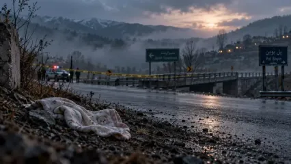 فیلم تلخ از کشف جنازه نوزاد در جاده سیرانبند بانه