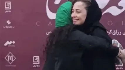 واکنش جالب خواهران شریفی‌نیا هنگام دیدار با هم